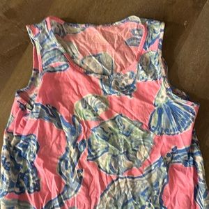 Lilly Pulitzer Pink and Blue Kids Casual Dress